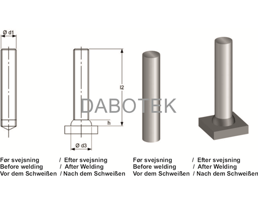 UD Stift Ø5X20 mm Matr. A2-50 efter EN ISO 13918